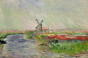 Claude Monet le champs de tulipe